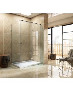 1200 X 900X2000MM FRAMELESS 10MM GLASS SHOWER SCREEN