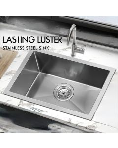 540X440mmx210mm Handmade Laundry Kitchen Sink Top/Under Mount Stainless Steel