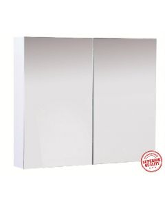 BATHROOM MIRROR CABINET SHAVING & STORAGE WALL MOUNTED 750MM