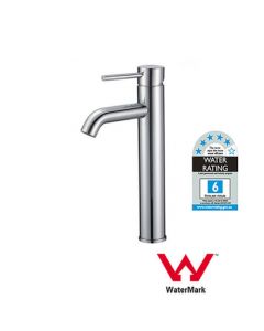 SINGLE HANDLE BATHROOM SINK TALL MIXER TAP ONE HOLE DECK MOUNT MIXER TAP