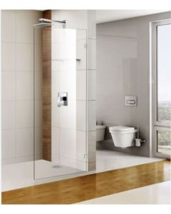 THE PLAYTIME WALK-IN SHOWER 900X2000MM RECTANGLE FRAMELESS10MM GLASS