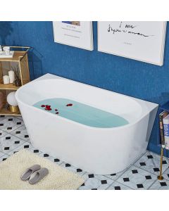 BATH MASTER FREESTANDING BATHTUB ACRYLIC CONTEMPORARY BATHROO 1500 X 750 X 580MM