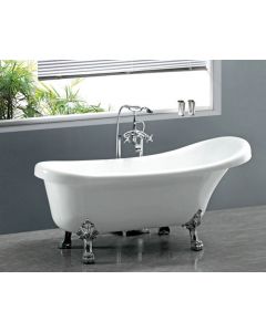 CLAW FOOT ACRYLIC FREE STANDING SOAKING BATHTUB 1700 X 770 X 670MM