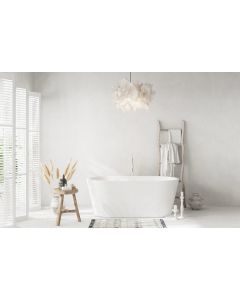 1700mm NEVADA FLUTED FREESTANDING BATHTUB, GLOSS WHITE FINISH