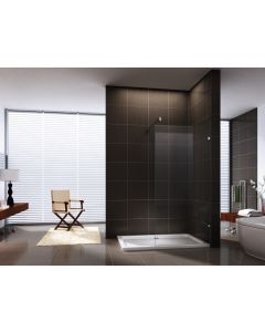 THE PLAYTIME WALK-IN SHOWER 1000X2000MM RECTANGLE FRAMELESS10MM GLASS