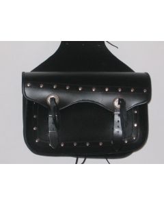 SADDLE BAG " CLASSIC TWO STRAP LEATHER MOTORCYCLE BAG