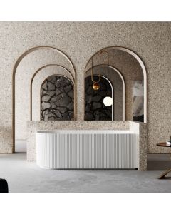 FLUTED SIA BATHTUB ACRYLIC 1500 X 750 X 580mm