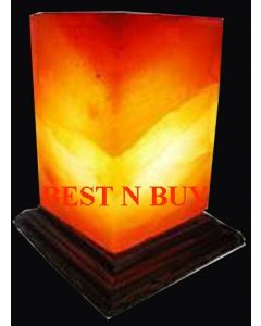 TRIANGLE SHAPED Himalayan Salt Lamp Rock Crystal Unique Ionizer