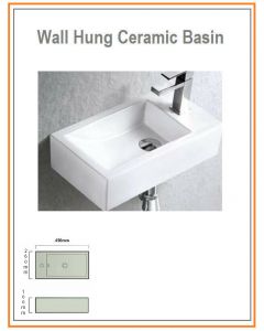 Compact Wall Basin 450x260x100 