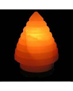 Himalayan SALT LAMP Rock Crystal X'MAS TREE Unique Ionizer