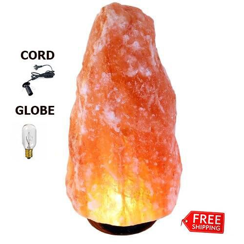 Himalayan NATRUAL SALT LAMP Rock Crystal 6 TO 8 KG