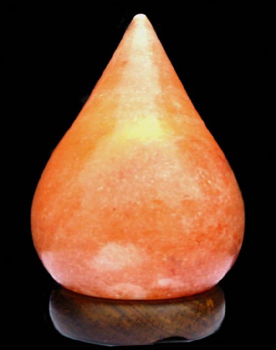 Tear Shape Himalayan Salt Lamp Rock Crystal Unique Ionizer